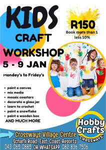 Childrens craft workshop at Crossways